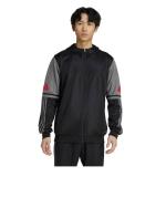 Training Suit Jacket Adidas Squadra 25 Hooded Polyester Mens Black