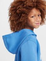 Nike Club K Cotton Fleece Unisex Kids Light Blue Hoodie