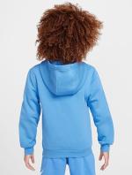 Nike Club K Cotton Fleece Unisex Kids Light Blue Hoodie