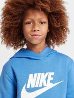 Nike Club K Cotton Fleece Unisex Kids Light Blue Hoodie