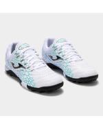 Football boots cleats Joma MAXIMA 2532 Print TURF Mens White