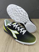 Football boots Diadora PICHICHI 7 TURF Mens BLACK, WHITE, FLUORESCENT YELLOW