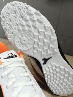 Football boots Diadora PICHICHI 7 TURF Mens WHITE BLACK FLUORESCENT ORANGE