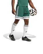  Pantaloncini Shorts UOMO Adidas Squadra 25 Football Verde Scuro Bianco 