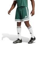  Pantaloncini Shorts UOMO Adidas Squadra 25 Football Verde Scuro Bianco 