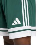  Pantaloncini Shorts UOMO Adidas Squadra 25 Football Verde Scuro Bianco 