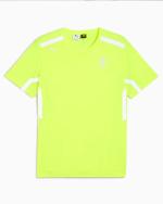 T-Shirt SCUDERIA FERRARI Puma SF Team Set Up Tee Crewneck Polyester 2025 Herren Fluoreszierendes Gelb