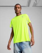 T-Shirt SCUDERIA FERRARI Puma SF Team Set Up Tee Crewneck Polyester 2025 Herren Fluoreszierendes Gelb