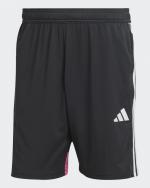  Pantaloncini Shorts UOMO Adidas Tiro 25 Essentials Nero Rosa con TASCHE a ZIP 