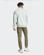  Tuta Intera Completa UOMO Adidas Basic 3-Stripes FT Verde kaki 