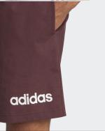 Pantaloncini Shorts UOMO Adidas Linear Single Jersey Amaranto Cotone 
