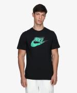 t-shirt  leisure nike12MO Futura SP25 Black Green