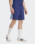adidas Essentials Color Block Cotton Men's Shorts with Pockets Blue