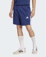 adidas Essentials Color Block Cotton Men's Shorts with Pockets Blue