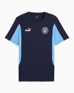  Manchester City Puma T-shirt maglia maglietta Blu Cotone FtblArchive 2025 