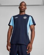  Manchester City Puma T-shirt maglia maglietta Blu Cotone FtblArchive 2025 