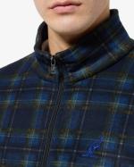 Australian Check Cotton Polyester Mens Full Tracksuit BLUE