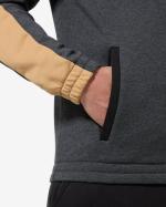 Australian ESSENTIAL Full Trainingsanzug Herren Baumwollfleece MADE IN ITALY Anthrazit Melange