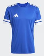 Adidas Team 25 Jersey S/S Blue Men's Football Shirt Royal White