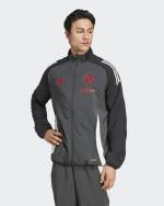  Manchester United Adidas Giacca tuta rappresentanza Presentation Grigio 2025 
