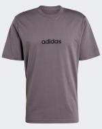 T-Shirt adidas Linear Single Jersey Cotton Mens Leisure GRESTR BLACK