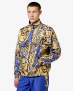 Australian Mistero Track Mens Sports Jacket Zip Pockets Made in Italy Saffron