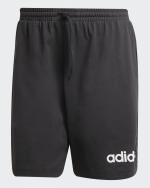 adidas Linear Single Jersey Cotton Shorts with Pockets Black