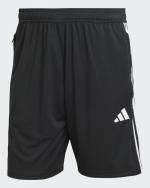 Adidas TIRO 25 Polyester Essentials Bermuda Shorts Zip Pockets Polyester Men Black White