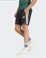 adidas Essentials Single Jersey 3-Stripes 7 Mens Lightweight Cotton Pockets Shorts Black White