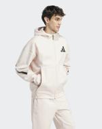 Adidas ZNE Full-Zip Hoodie Baumwolle Herren Sportjacke Kapuzenpullover Wonder Quartz
