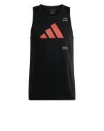 Adidas Graphic Tank Top Cotton Black Training Sleeveless Vest