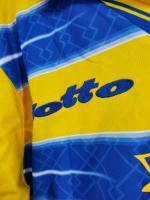  PARMA Lotto Maglia Calcio Giallo Blue Home Veron 11 1998-99 