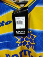  PARMA Lotto Maglia Calcio Giallo Blue Home Veron 11 1998-99 