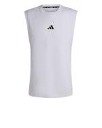  Canotta smanicato allenamento UOMO Adidas Power Tank Bianco Poliestere 
