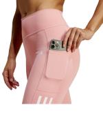  pantacollant Leggings DONNA Adidas Optime 3-Stripes Full-Length Rosa Poliestere 