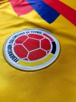  Colombia Adidas Maglia Calcio Storica vintage Giallo Valderrama 10 Italia 90 