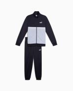 Kompletter Trainingsanzug Puma Poly Color Block Herren Polyester Blau