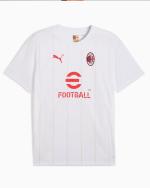  Ac Milan Puma Maglia Allenamento Training Bianco Pre match Stadium 2025 Away 