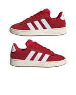  Scarpe Sneakers UOMO Adidas Nubuck Grand Court Alpha 00s Rosso sportswear 