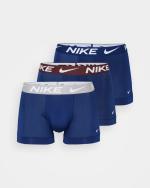  Intimo slip mutande Culotte UOMO Nike Underwear TRUNK 3 PACK Blu cotone 