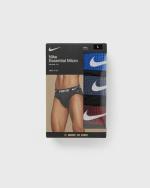  Intimo Slip Mutande UOMO Nike Underwear HIP BRIEF 3 PACK Multicolor N1D cotone 