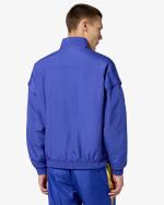 Australian Mistero 1990 Track Mens Sports Jacket Zip Pockets Made in Italy Yellow Purple