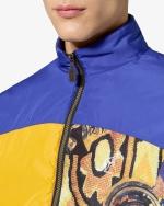 Australian Mistero 1990 Track Mens Sports Jacket Zip Pockets Made in Italy Yellow Purple