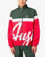 Sport leisure Tracksuit Australian BIG LOGO SMASH Polyester Woven Microfiber Mens Green Red White