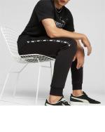 Suit pants Sweatpants Puma Essentials Tape Camo Fleece Cotton Fleece With Pockets Mens Black