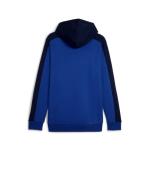 Puma Essential Block x TAPE Hoodie Fleece Mens Blue Black