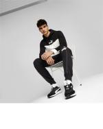 Puma Essential Block x TAPE Hoodie Fleece Mens White Black