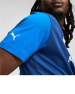 T-shirt leisure puma BMW MMS ESS Logo Tee Crewneck Cotton Blue