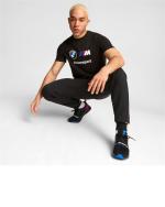 T-shirt puma BMW MMS ESS Logo Tee Crewneck black Cotton