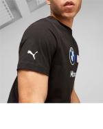 T-shirt puma BMW MMS ESS Logo Tee Crewneck black Cotton